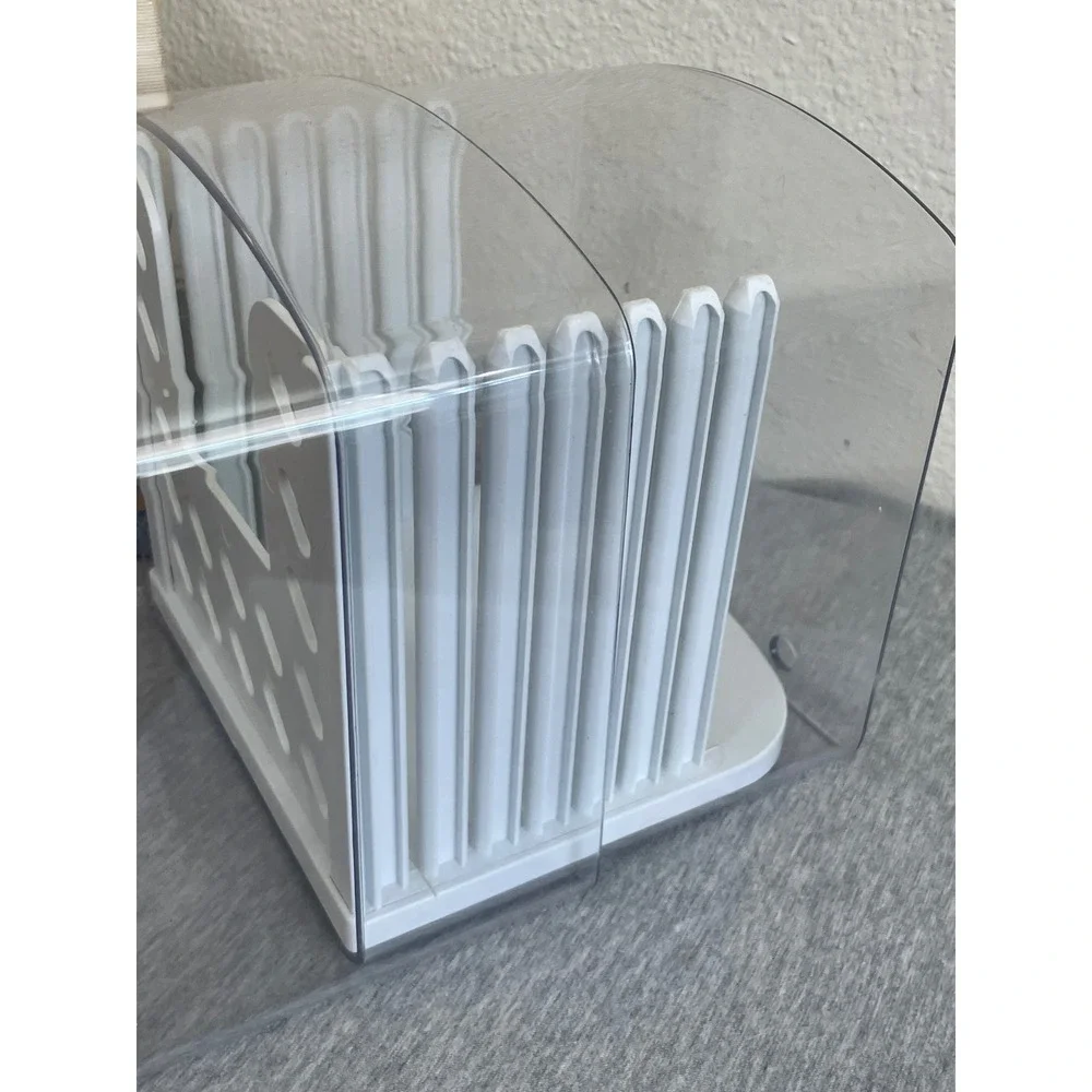 Progressive International Expandable Bread Keeper Slicing Guide GBK-9 Clear EX